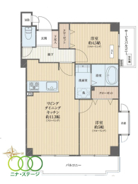  2LDKALʐ51.78uAoRj[ʐ11.6u 