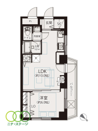  1LDKALʐ33.22uAoRj[ʐ5.2u 