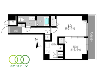  1LDKALʐ37.43uAoRj[ʐ4.9u 