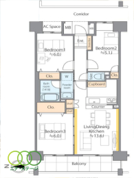  3LDKALʐ67.47uAoRj[ʐ10.07u 