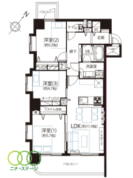  3LDKALʐ65.55uAoRj[ʐ11u 