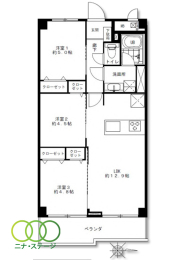  3LDKALʐ57.78uAoRj[ʐ8.01u 