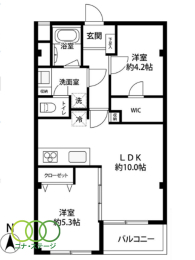  2LDK�A��L�ʐ�50.22�u