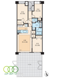  3LDK�A��L�ʐ�71.9�u 