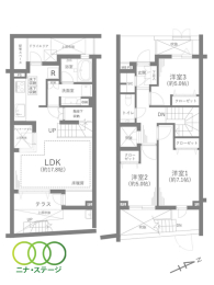  3LDK�A��L�ʐ�87.71�u 