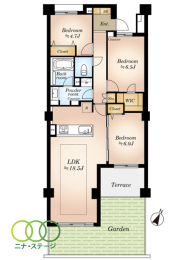  3LDK�A��L�ʐ�80.98�u 